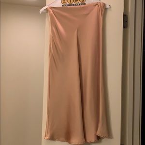 Satin skirt